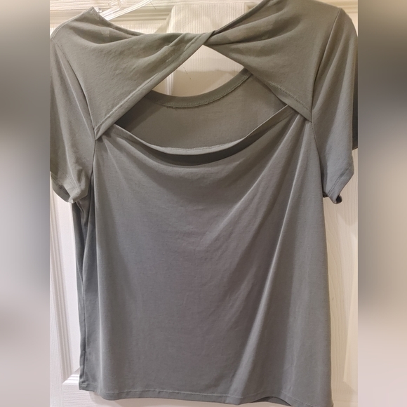 A New Day Women's Medium Khaki Tee - Picture 7 of 8